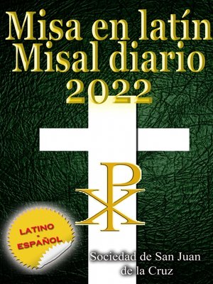 cover image of Misa en latín Misal diario 2022 latino-español, en orden, todos los días